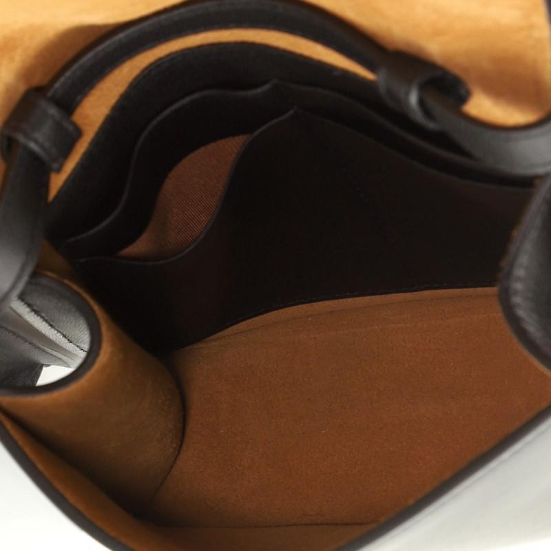 Black Bottega Veneta Cassette Crossbody Bag Maxi Intrecciato Leather Mini