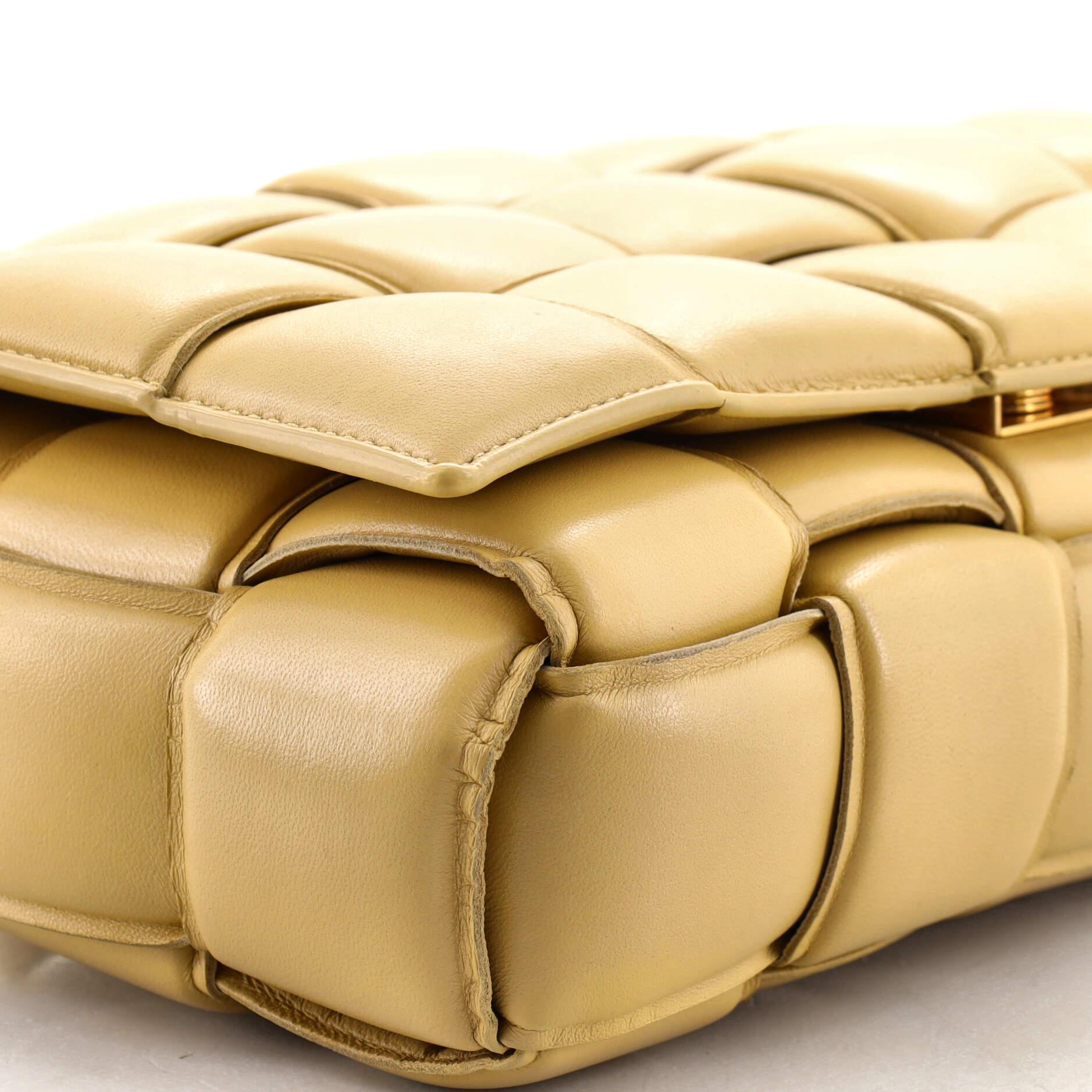 Brown Bottega Veneta Cassette Crossbody Bag Padded Maxi Intrecciato Leather