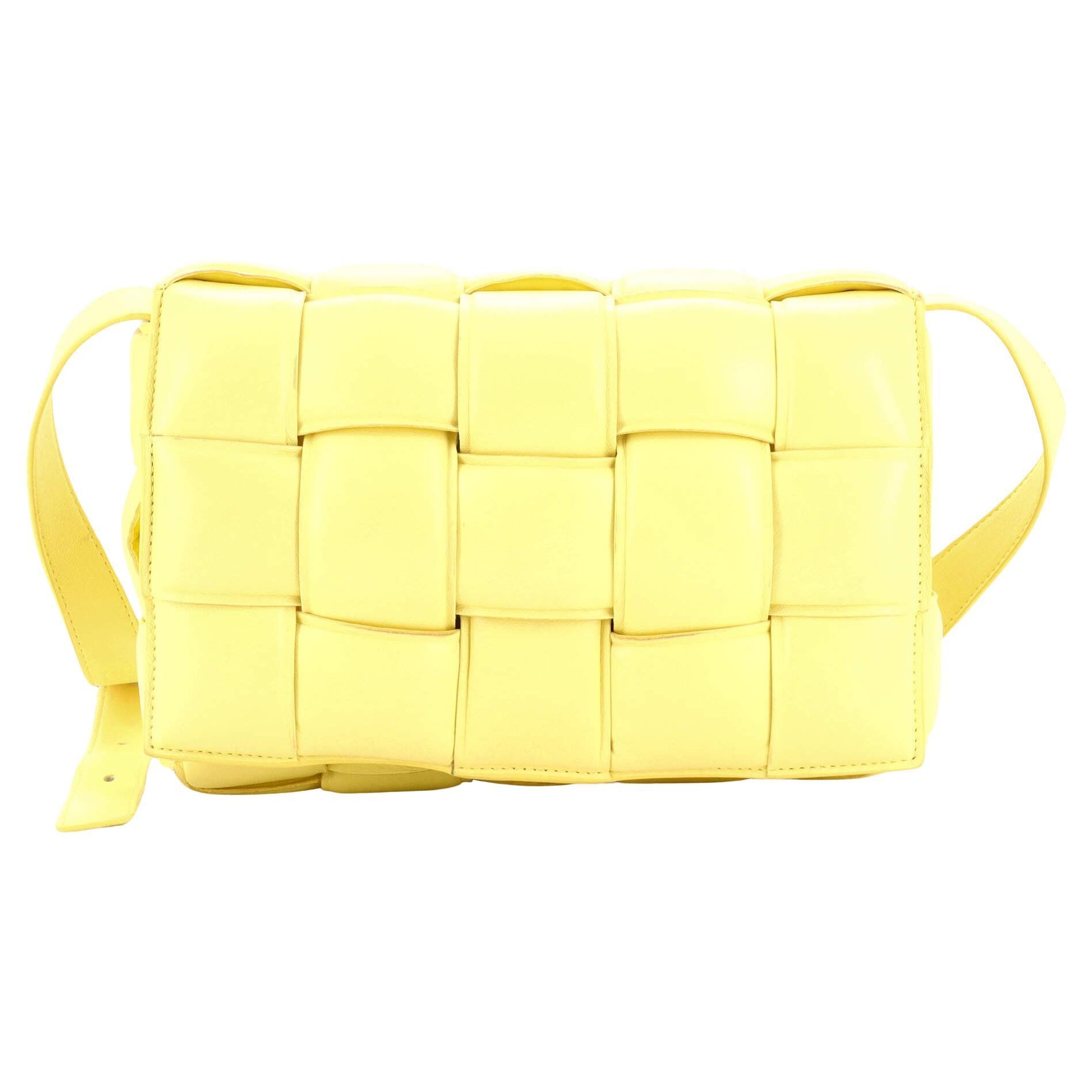 Bottega Veneta Cassette Crossbody Bag Padded Maxi Intrecciato Leather For Sale