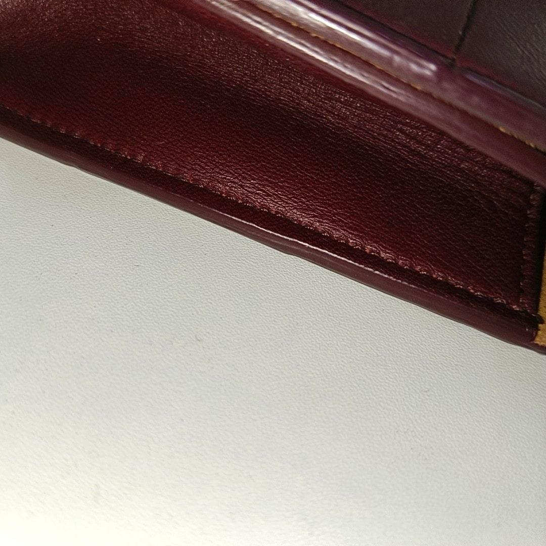 Bottega Veneta Cassette Mini Burgundy Leather Crossbody Bag 5