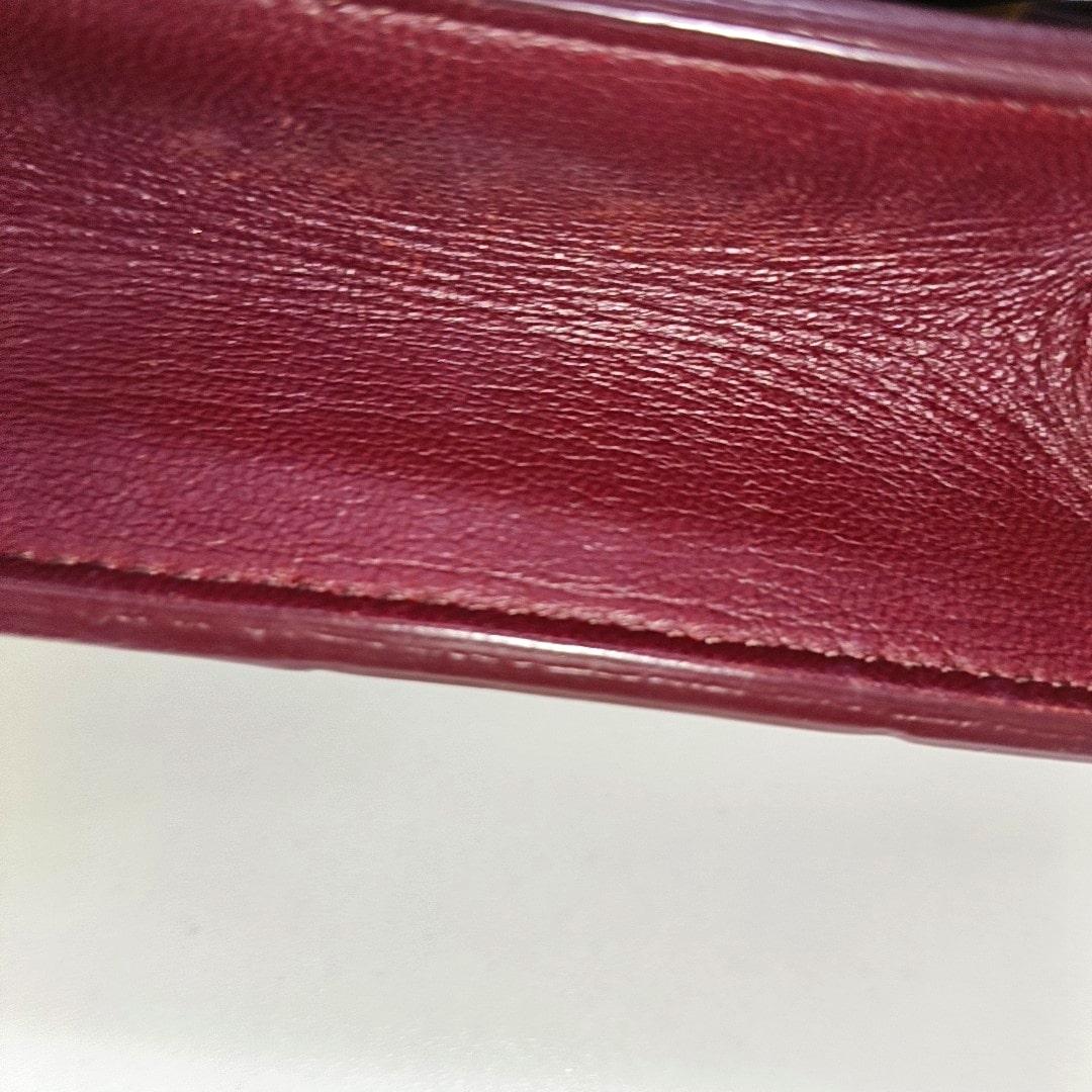 Bottega Veneta Cassette Mini Burgundy Leather Crossbody Bag 8