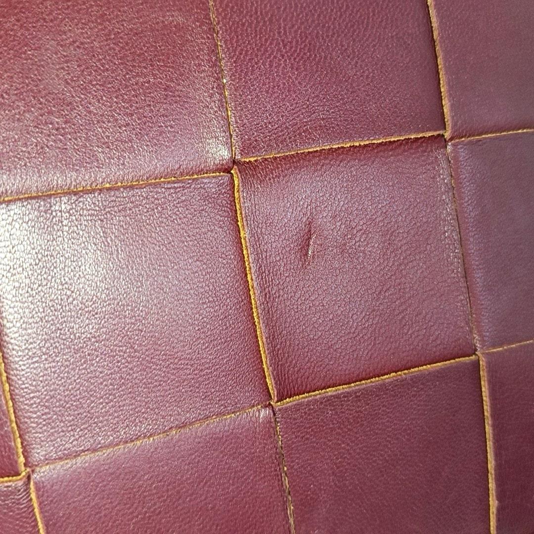 Bottega Veneta Cassette Mini Burgundy Leather Crossbody Bag 10