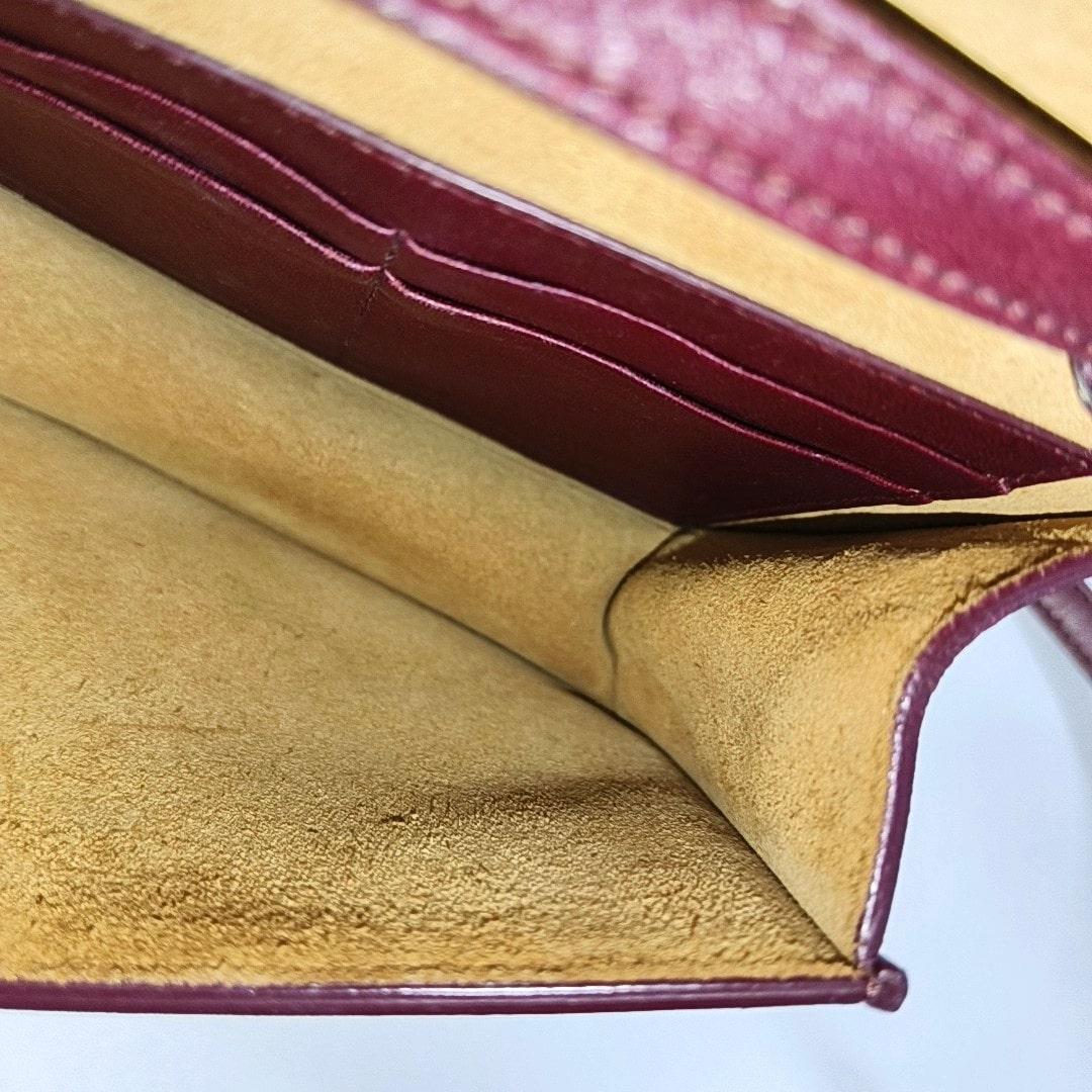 Bottega Veneta Cassette Mini Burgundy Leather Crossbody Bag 1