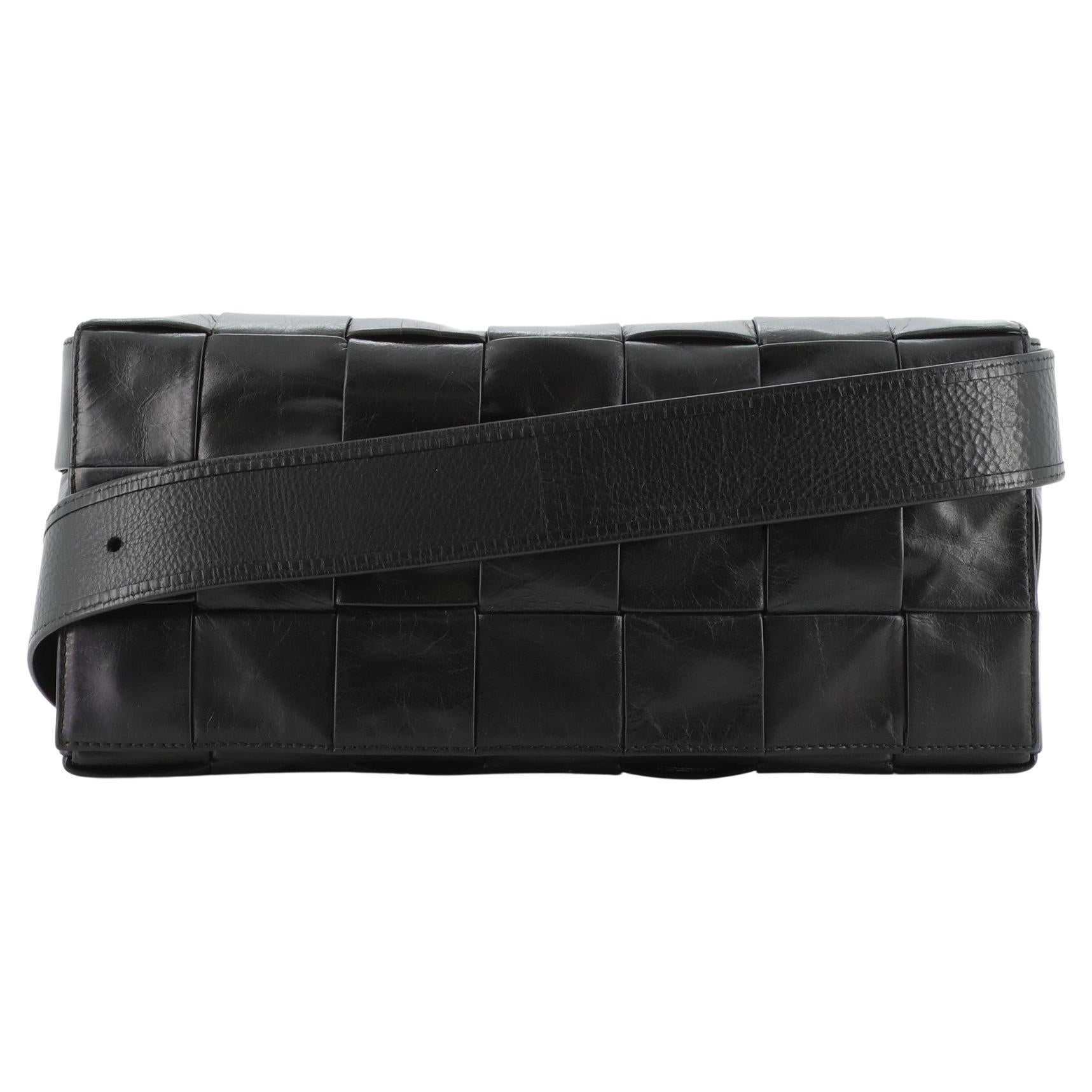 Bottega Veneta Cassette Stretch Belt Bag Maxi Intrecciato Leather