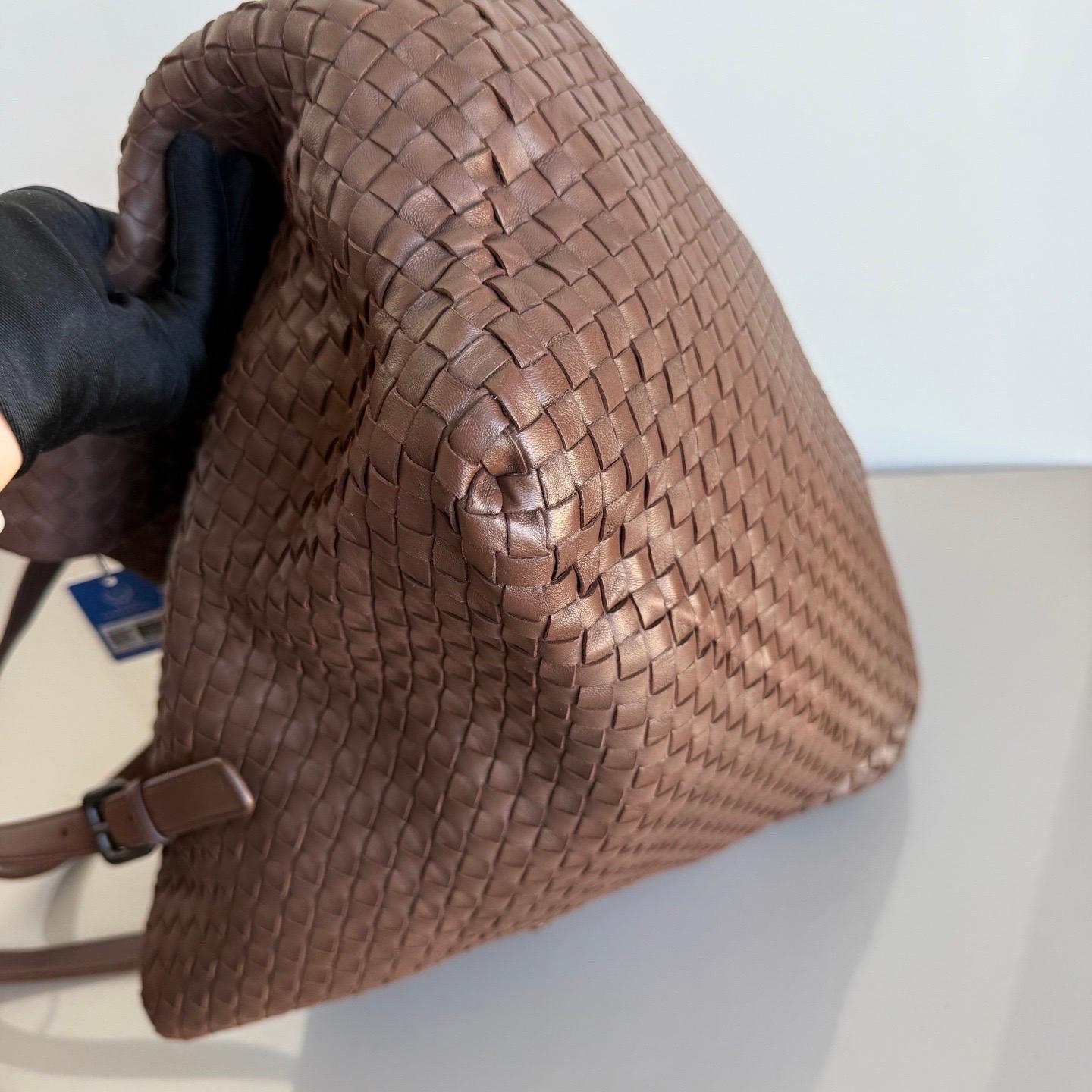 Bottega Veneta Cesta Shopper Tote Intrecciato Milk Chocolate Brown Leather Large 11