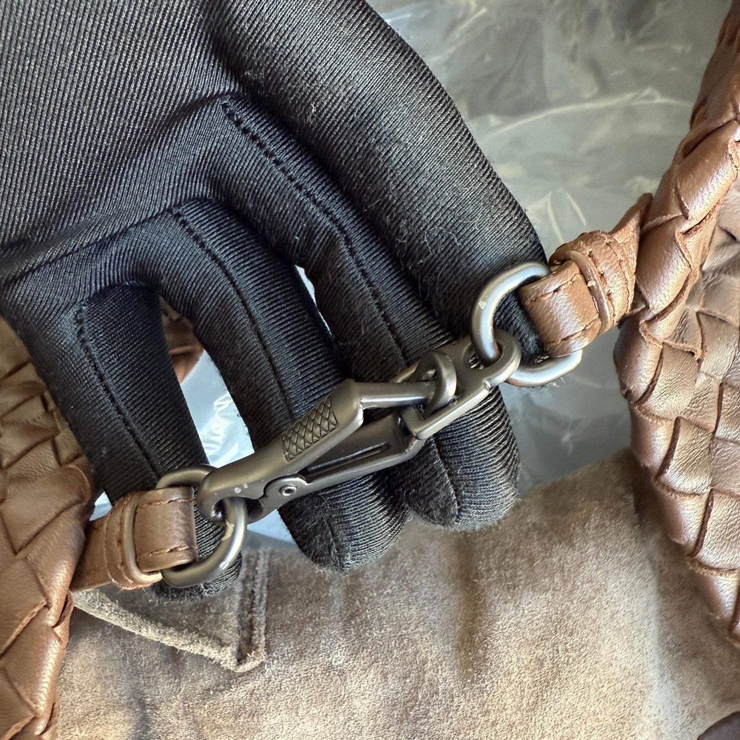 Bottega Veneta Cesta Shopper Tote Intrecciato Milk Chocolate Brown Leather Large 13
