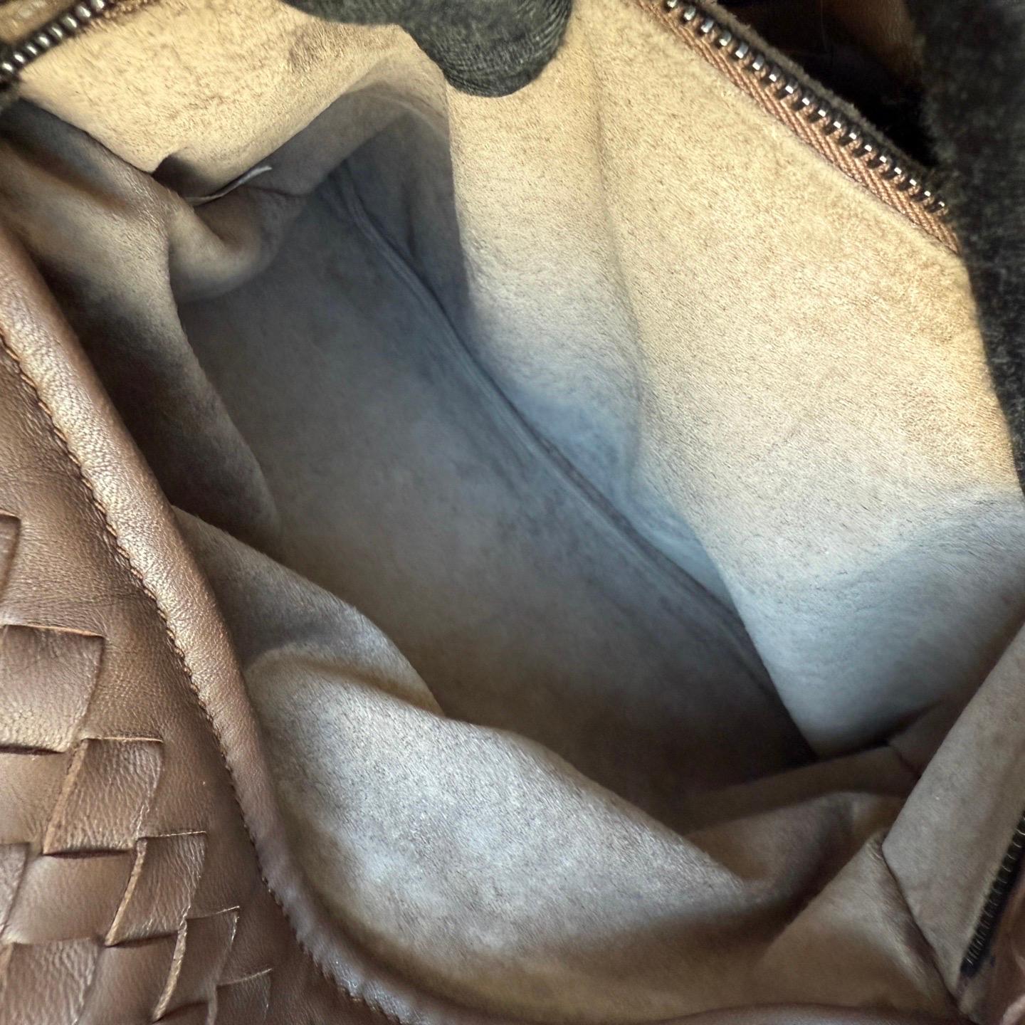 Bottega Veneta Cesta Shopper Tote Intrecciato Milk Chocolate Brown Leather Large 16