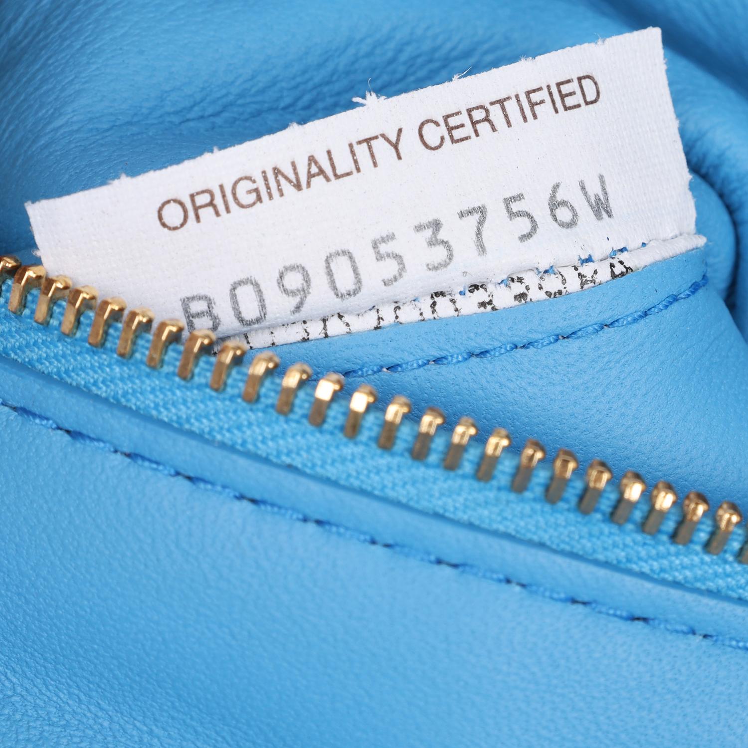 Bottega Veneta Chain Cassette CrossbodyBag Blue 9