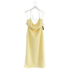 Bottega Veneta Chain Halter Draped Dress