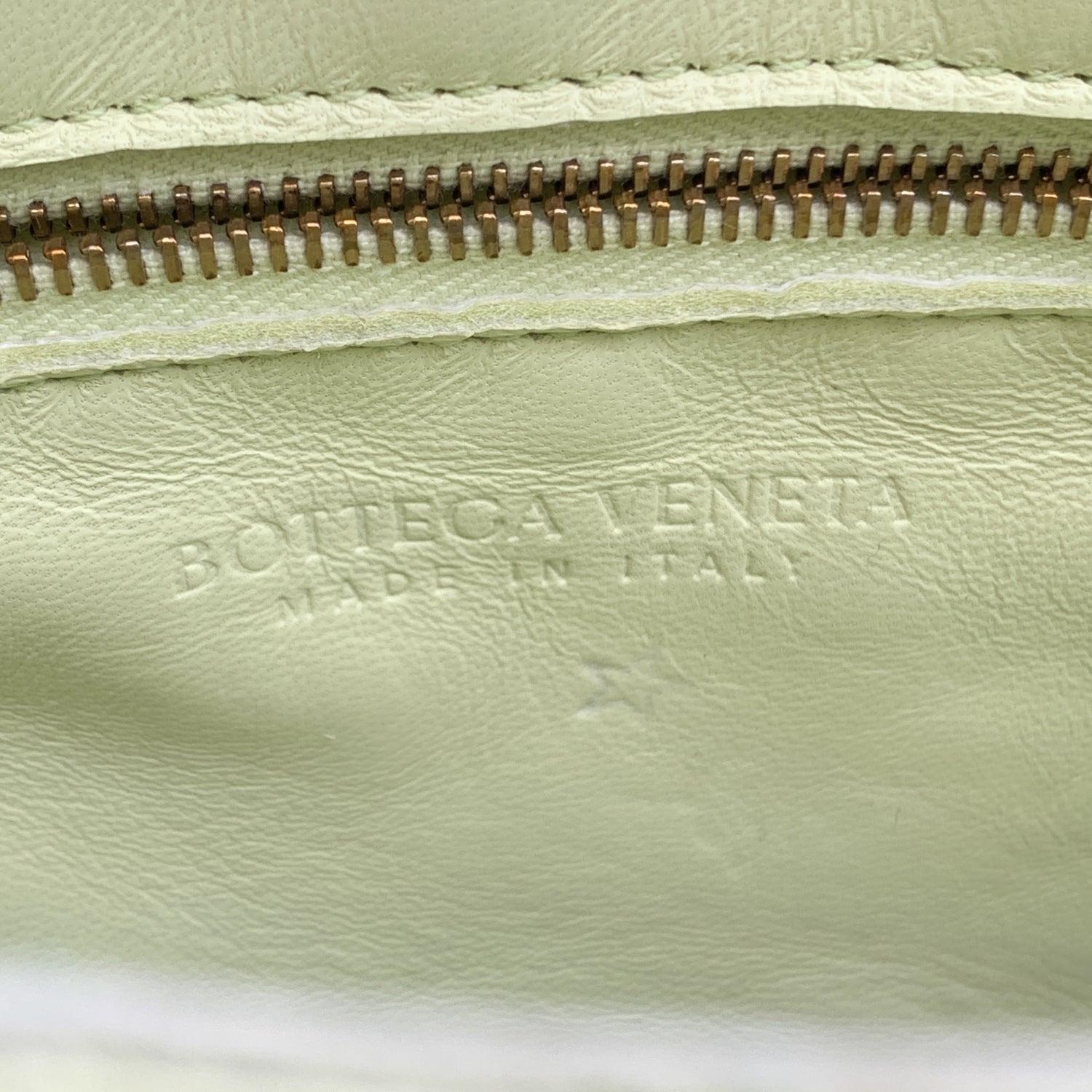 Bottega Veneta Champagne Leather Intreccio Cassette Shoulder Bag 4