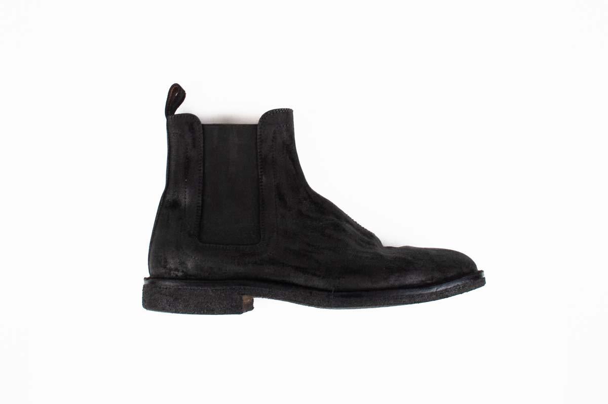 Bottega Veneta Chelsea Boots Suede Leather Men Shoes Size 40EUR/USA7 In Good Condition In Kaunas, LT