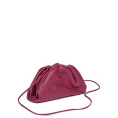 BOTTEGA VENETA Cinnabar Calfskin Leather Mini The Pouch