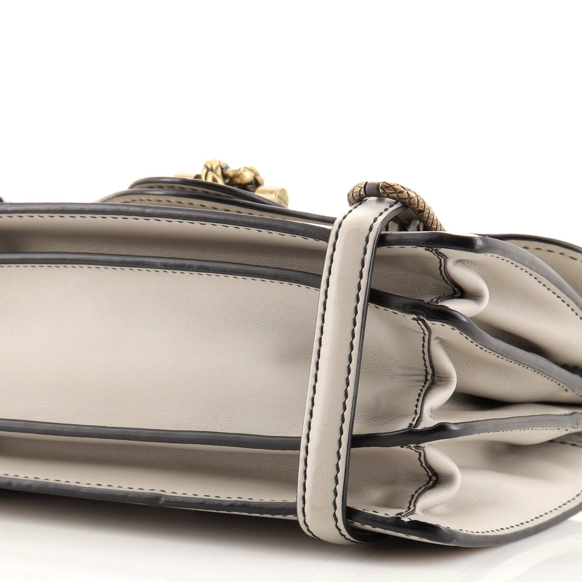 Bottega Veneta City Knot Flap Bag Leather In Good Condition In NY, NY