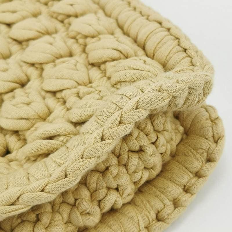 Bottega Veneta Classic Jersey Hand-crocheted Shoulder bag in Cane sugar 5