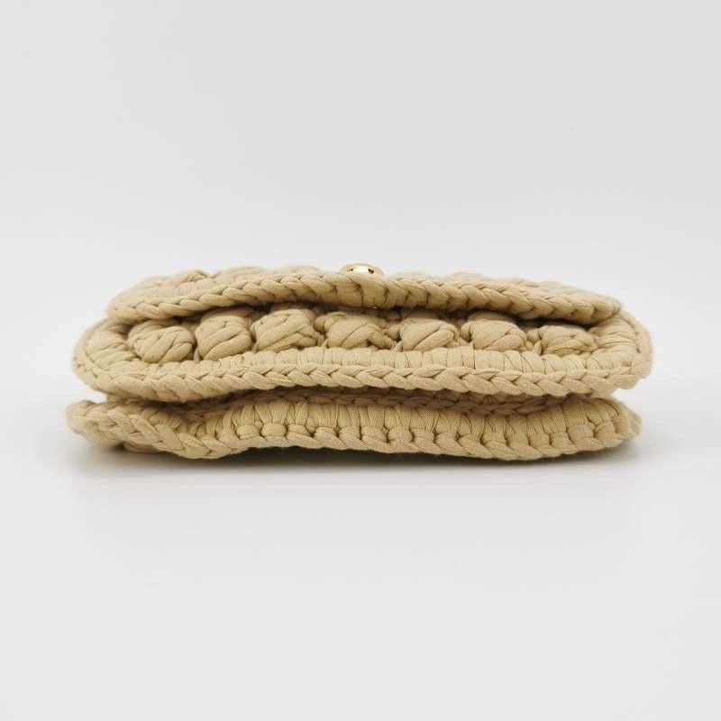 Women's Bottega Veneta Classic Jersey Hand-crocheted Shoulder bag in Cane sugar