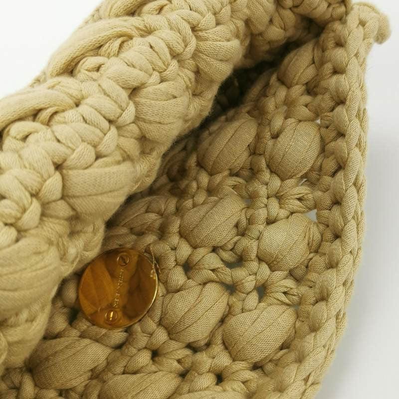 Bottega Veneta Classic Jersey Hand-crocheted Shoulder bag in Cane sugar 4