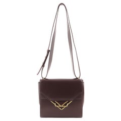 Bottega Veneta Clip Flap Bag Leather