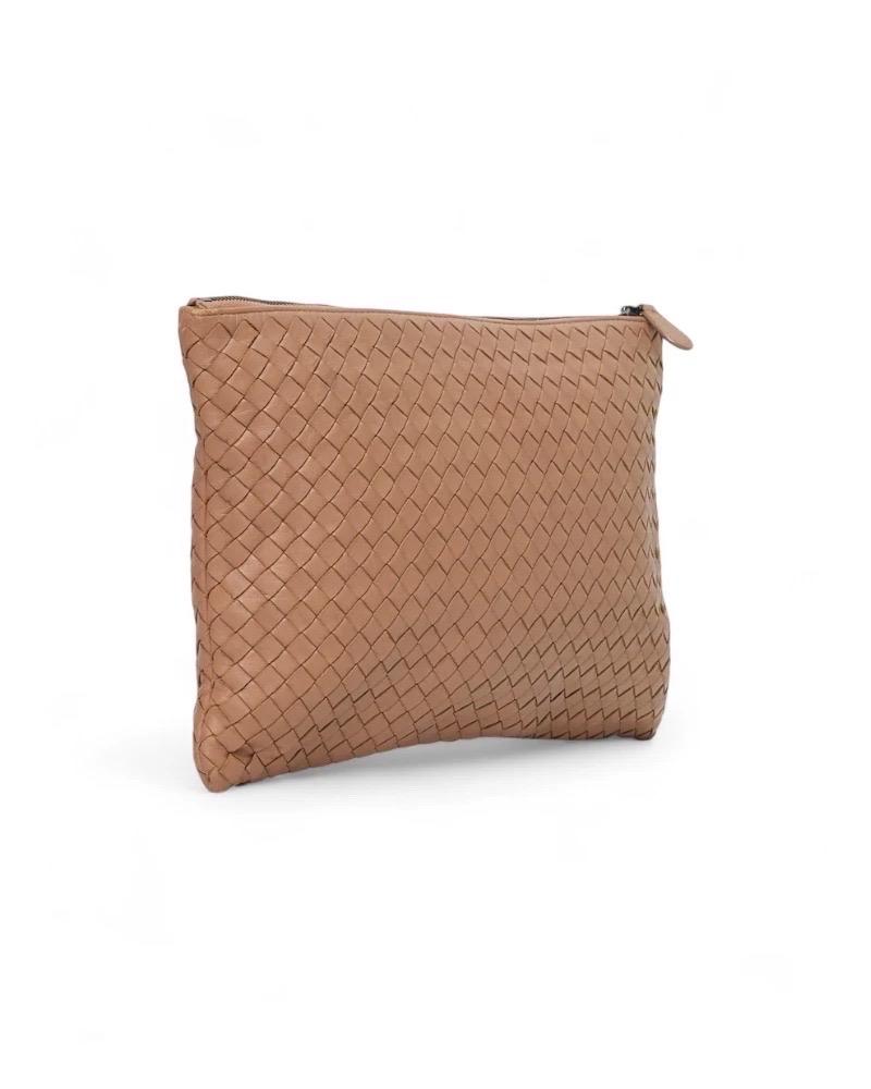 Bottega Veneta Pochette Intreccio Small Cipria Bon état - En vente à Torre Del Greco, IT