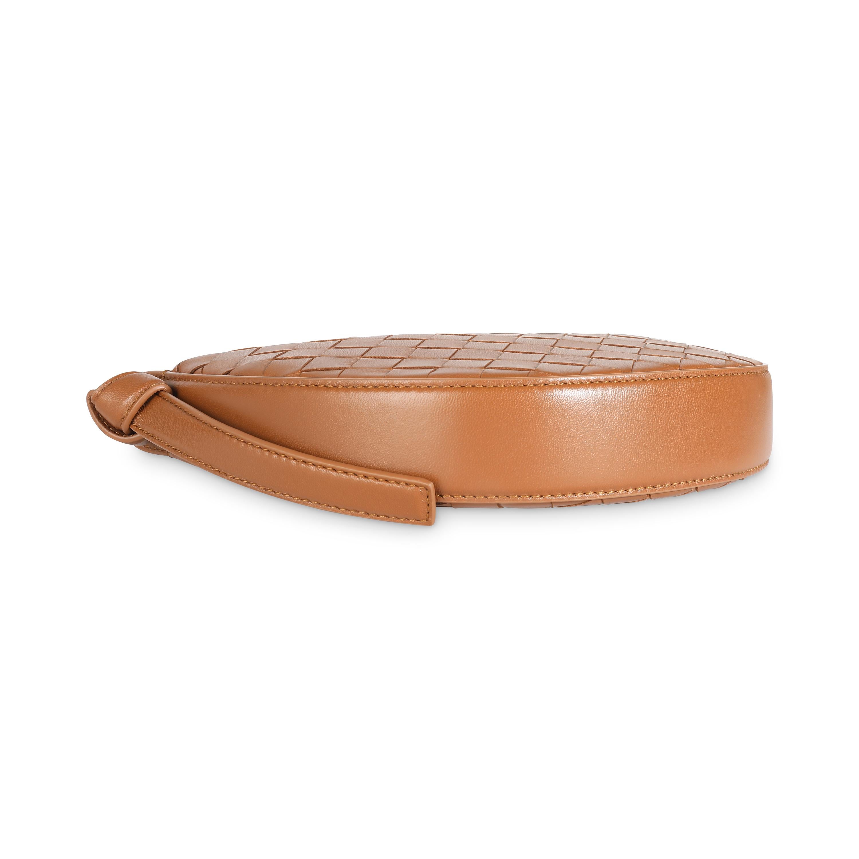 Bottega Veneta Cognac Intrecciato Nappa Mini Bolso Sunrise 1