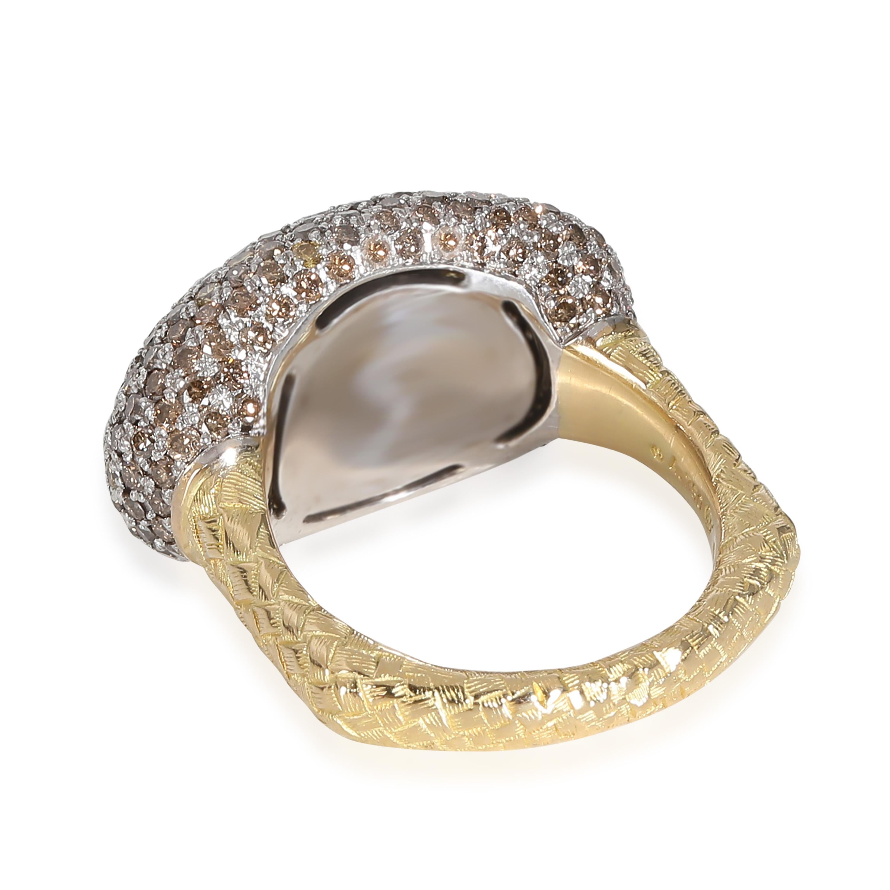 Bottega Veneta Color Diamond Cocktail Ring in 18k White Gold/Yellow Gold 3 CTW

PRIMARY DETAILS
SKU: 139880
Listing Title: Bottega Veneta Color Diamond Cocktail Ring in 18k White Gold/Yellow Gold 3 CTW
Condition Description: Retails for 7000 USD. In