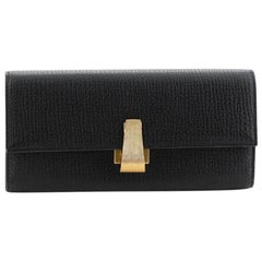 Bottega Veneta Continental Wallet Textured Leather Long