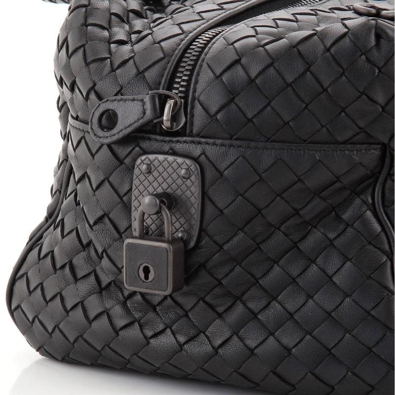 Bottega Veneta Convertible Boston Bag Intrecciato Nappa Medium In Good Condition In NY, NY