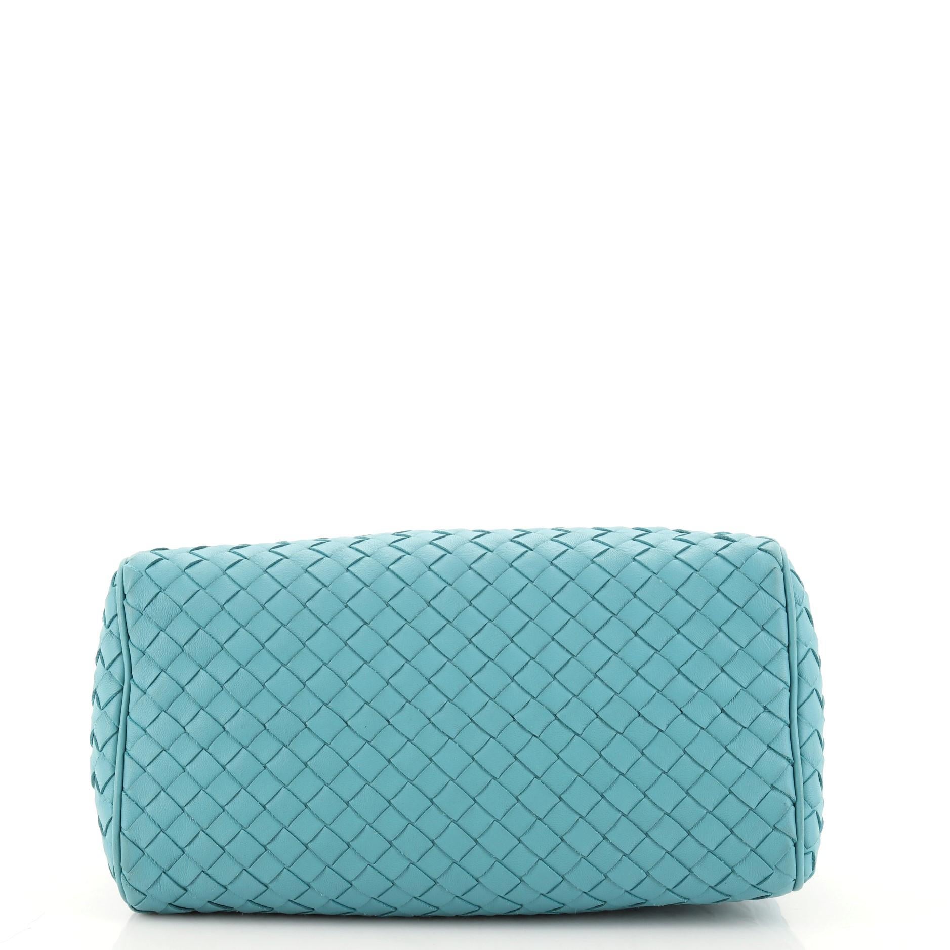 Bottega Veneta Convertible Boston Bag Intrecciato Nappa Mini In Good Condition In NY, NY