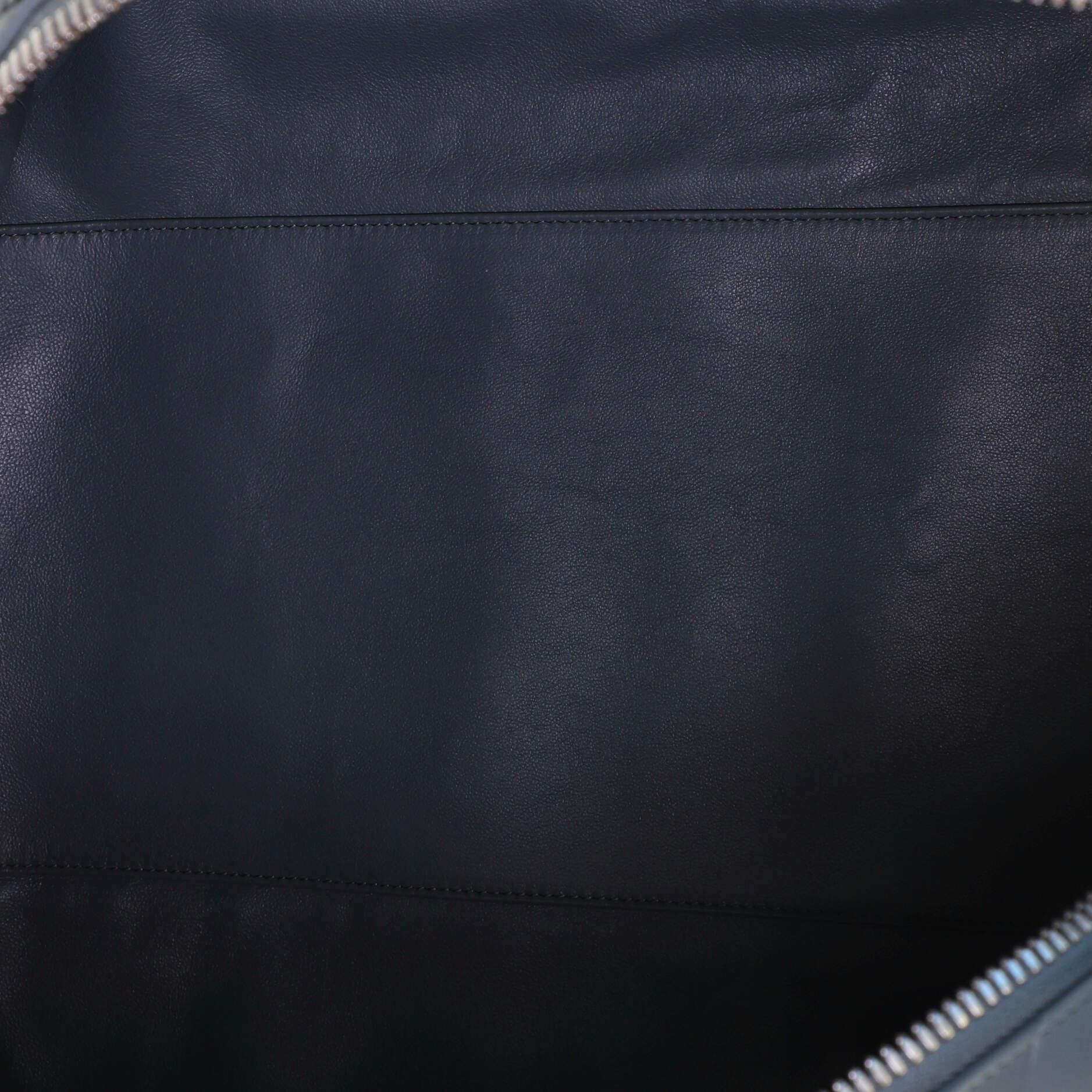 Gray Bottega Veneta Convertible Duffle Bag Maxi Intrecciato Leather Large