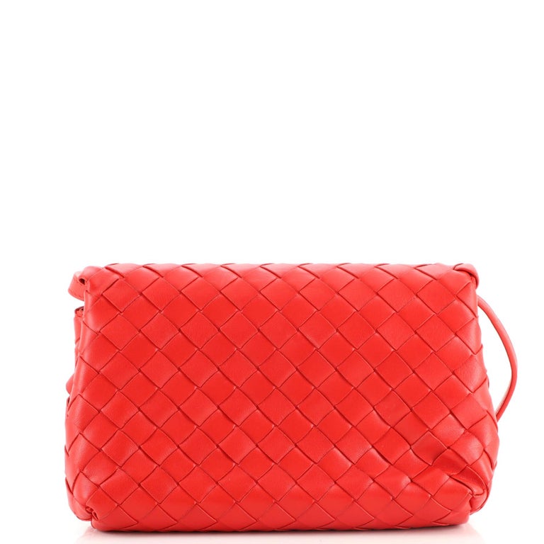 Bottega Convertible Flap Shoulder Bag Intrecciato Nappa Small For Sale at 1stDibs
