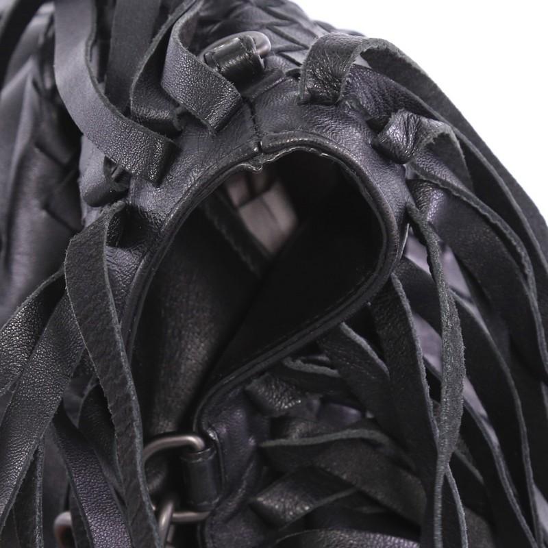 Bottega Veneta Convertible Tote Fringe Intrecciato Nappa Small 2