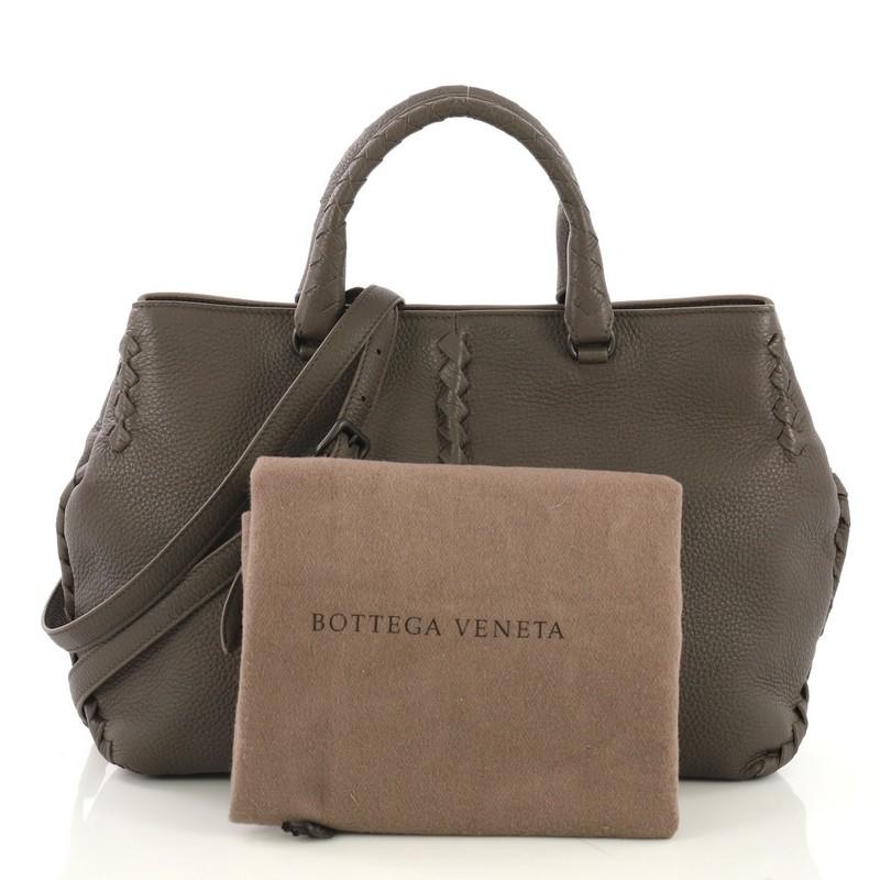Bottega Veneta Convertible Tote Leather with Intrecciato Detail Medium 1