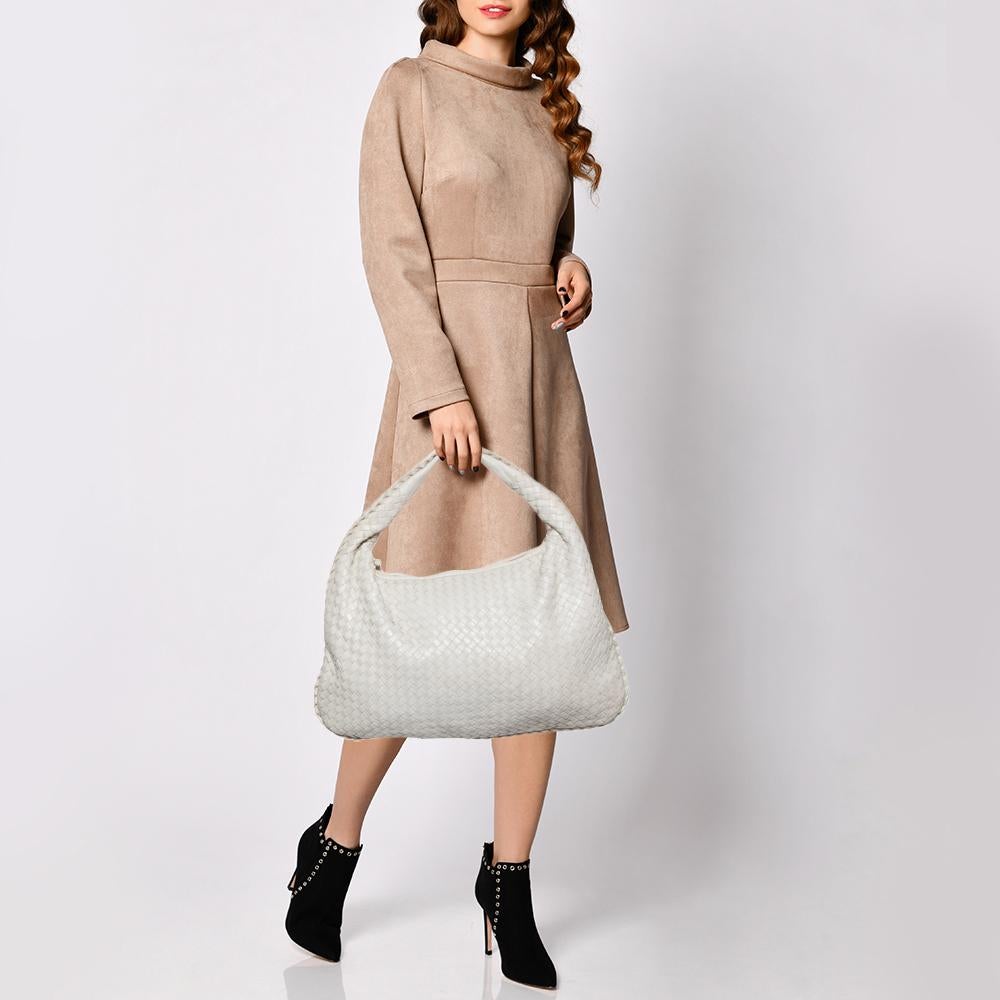 cream bottega bag