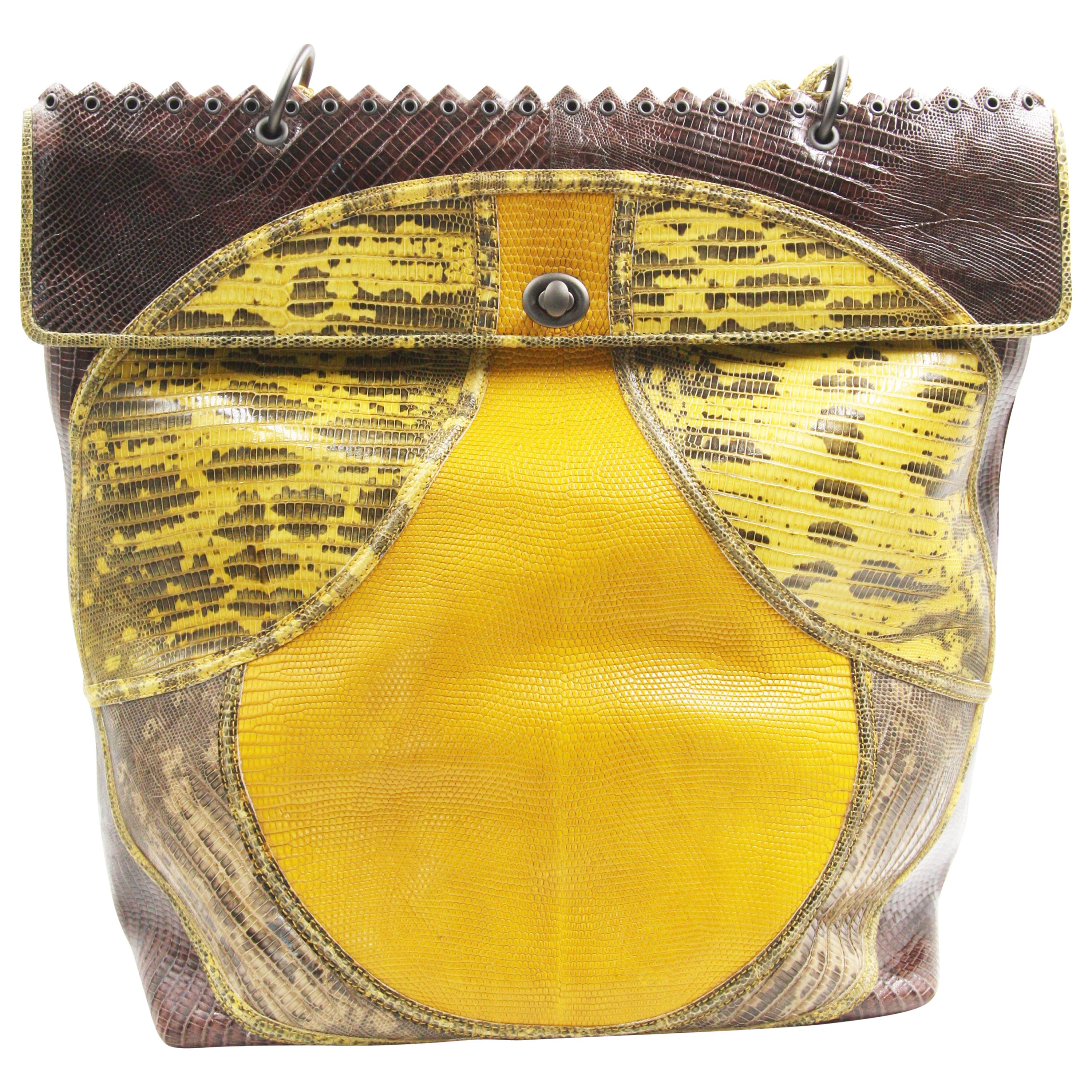 Bottega Veneta Crocodile Tote For Sale