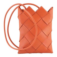 Used Bottega Veneta Crossbody Pochette Maxi Intrecciato Leather