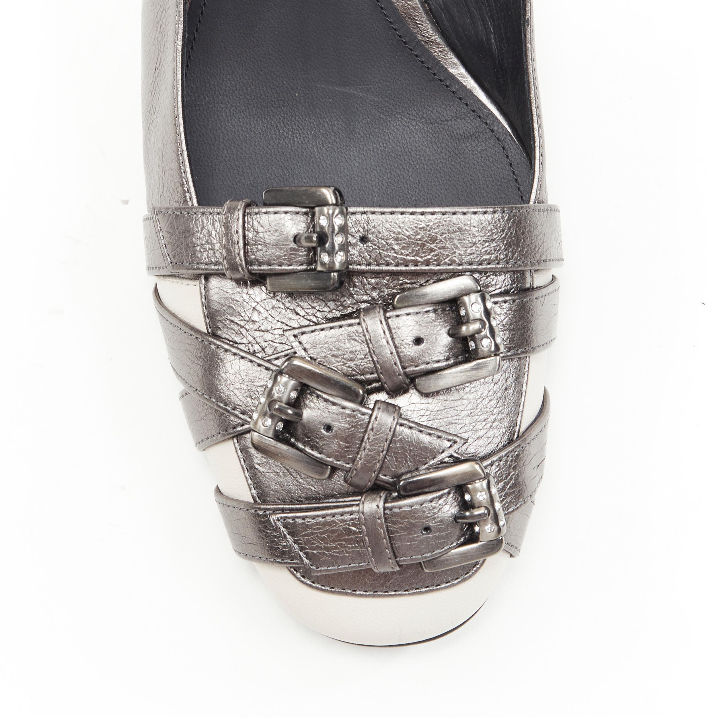 Women's BOTTEGA VENETA crystal buckle strappy suede chunky block mid heel pump EU39