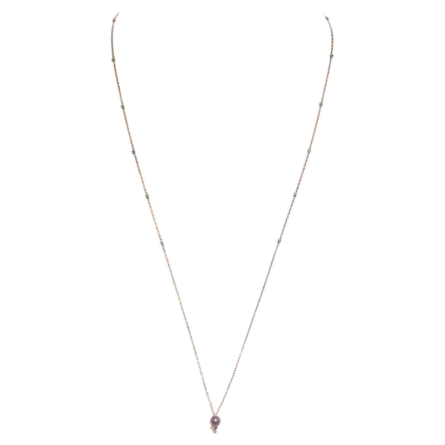 BOTTEGA VENETA Daniel Lee Crystal Pendant Necklace For Sale