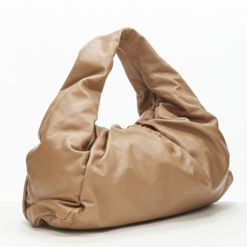 Brown BOTTEGA VENETA Daniel Lee The Shoulder Pouch brown leather gathered hobo bag