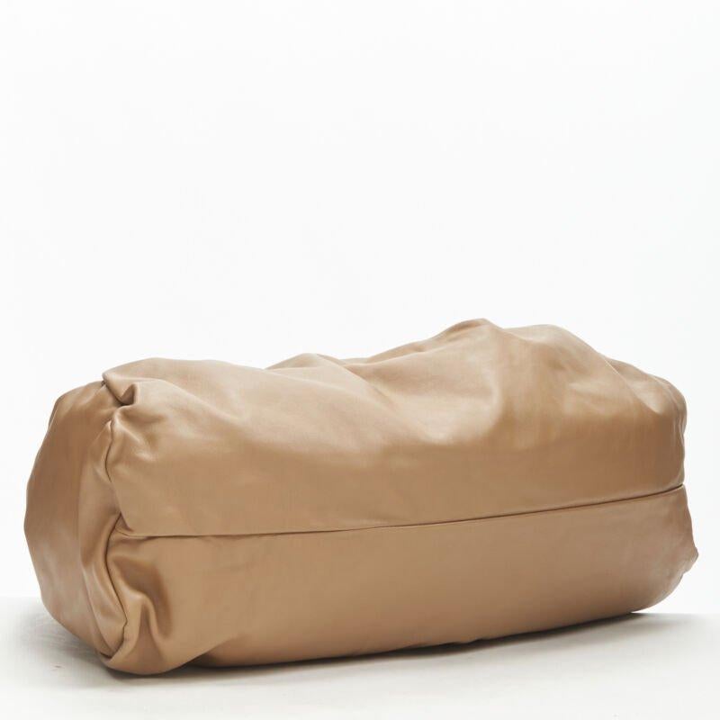 BOTTEGA VENETA Daniel Lee The Shoulder Pouch brown leather gathered hobo bag 1