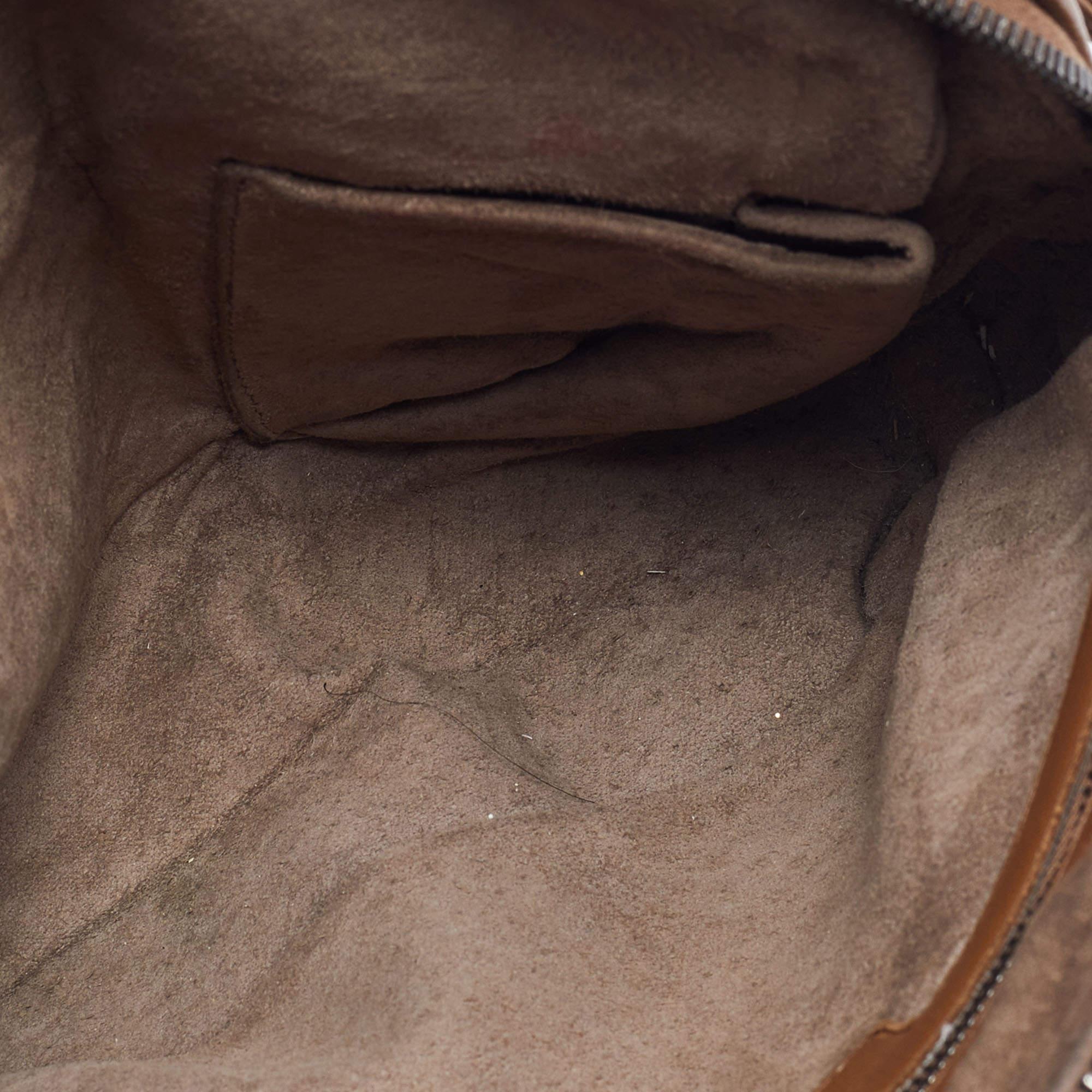 Bottega Veneta Dark Beige Intrecciato Leather Nodini Crossbody Bag 6