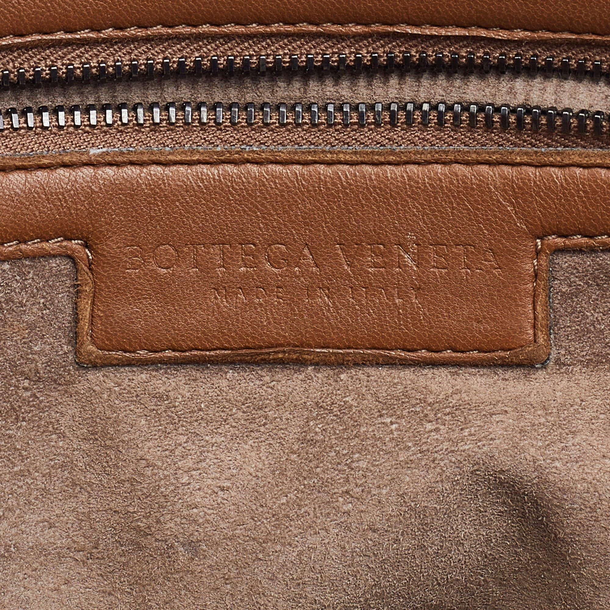Bottega Veneta Dark Beige Intrecciato Leather Nodini Crossbody Bag 7