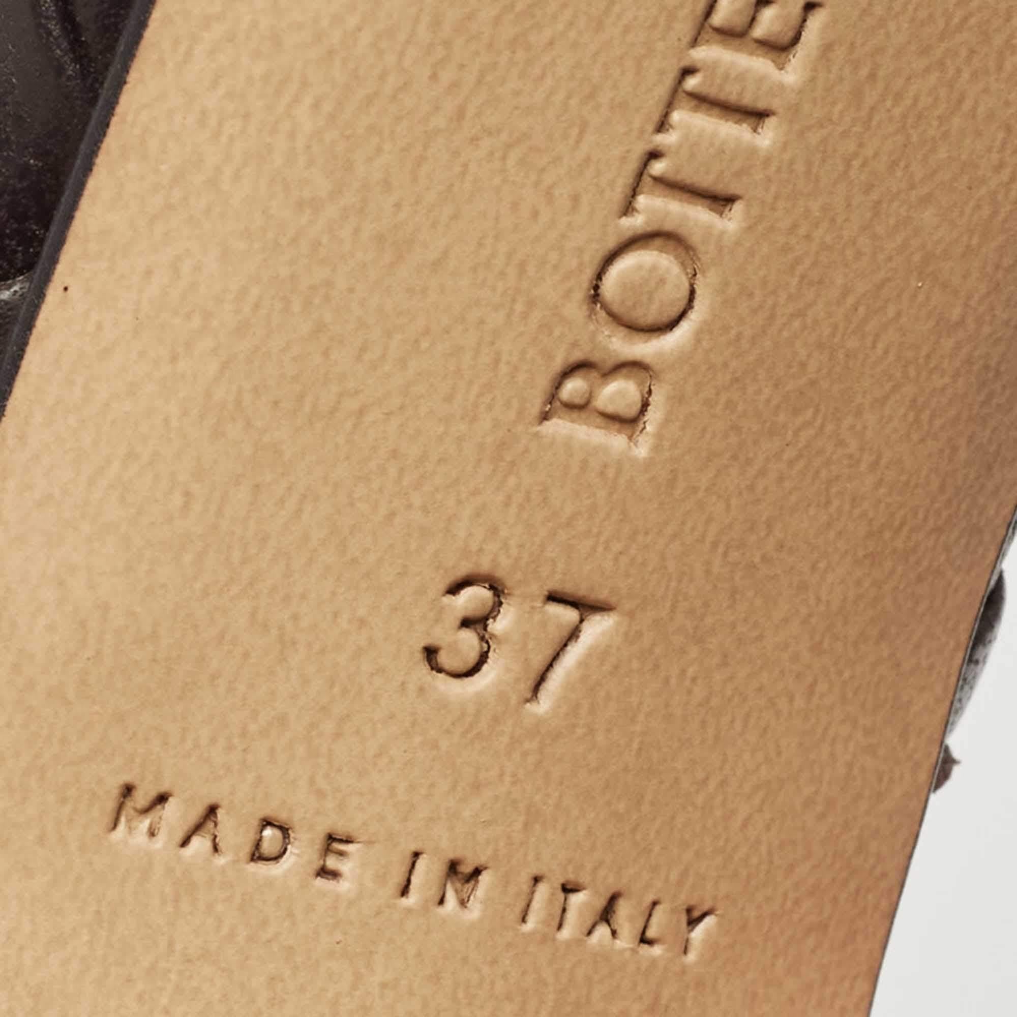 Bottega Veneta Dark Brown Intrecciato Leather Lido Mule Sandals Size 37 3