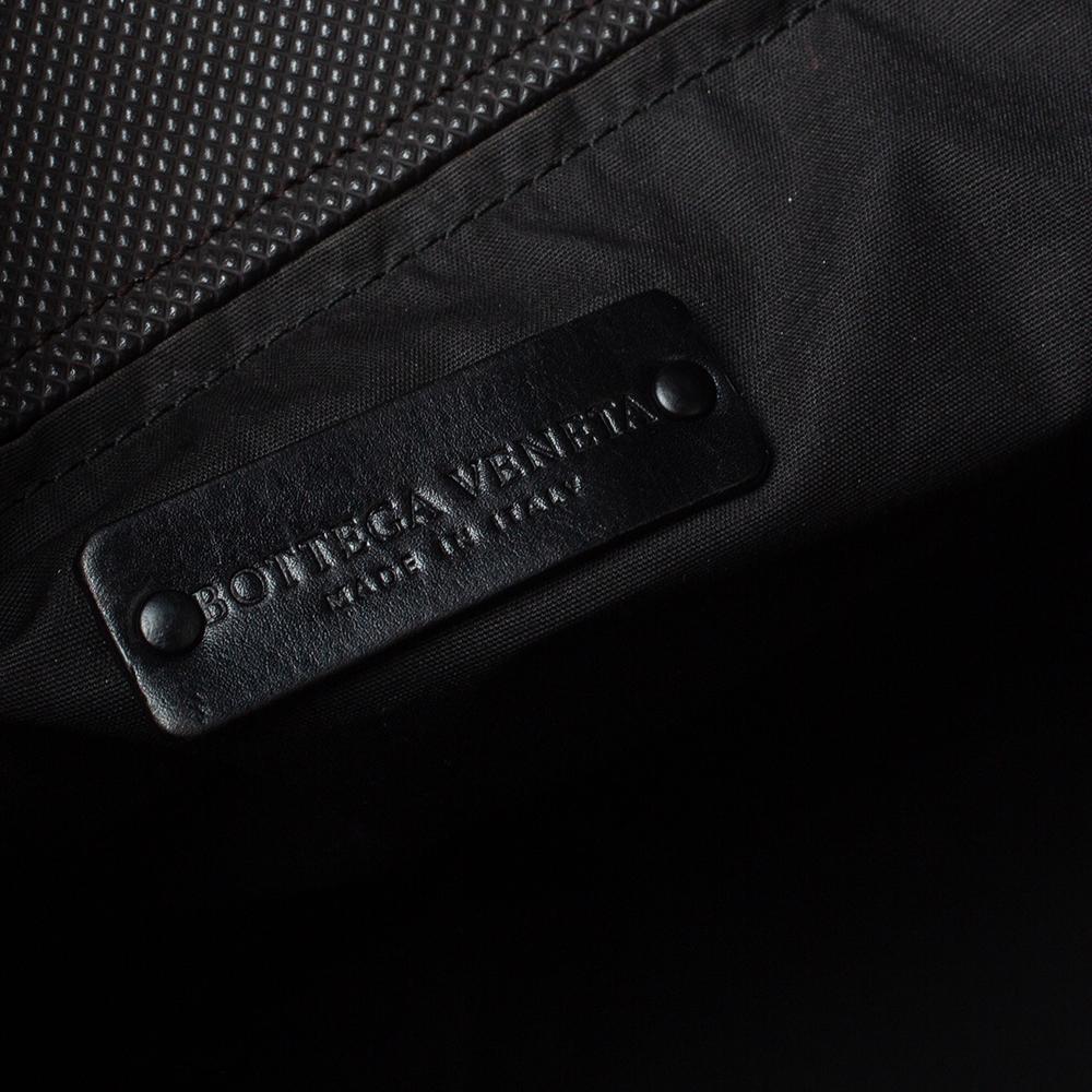 Bottega Veneta Dark Grey PVC Marco Polo Tote In Good Condition In Dubai, Al Qouz 2