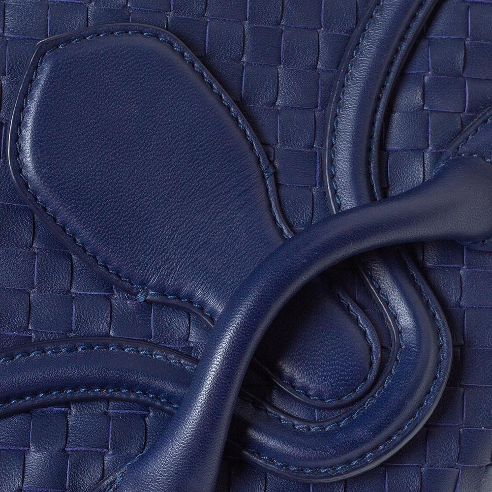 Bottega Veneta Dark Purple Leather Rialto Shoulder Bag 2