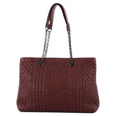 Bottega Veneta Double Chain Tote Intrecciato Calfskin Medium