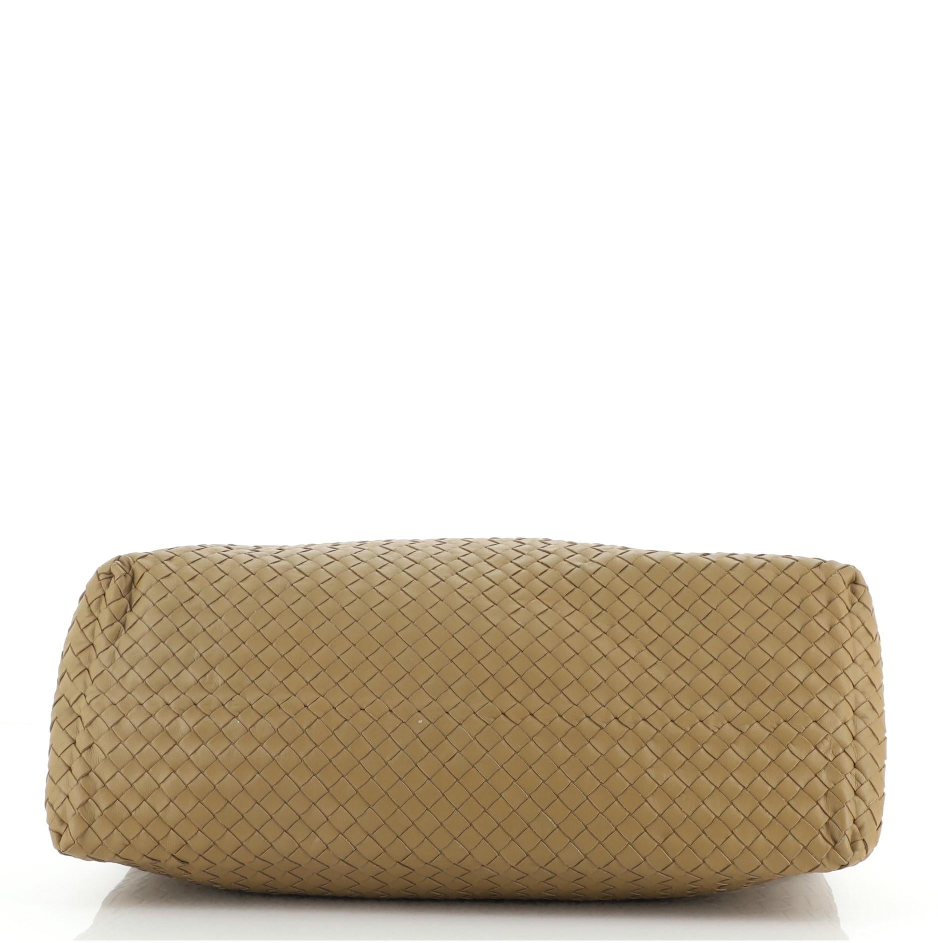 Bottega Veneta Double Chain Tote Intrecciato Nappa Large In Good Condition In NY, NY