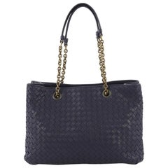  Bottega Veneta Double Chain Tote Intrecciato Nappa Medium