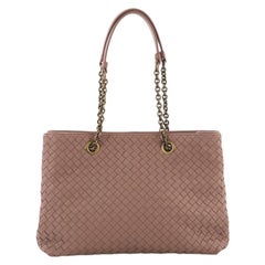 Bottega Veneta Double Chain Tote Intrecciato Nappa Medium