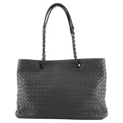Tote Intrecciato Nappa mit doppelter Kette von Bottega Veneta Medium