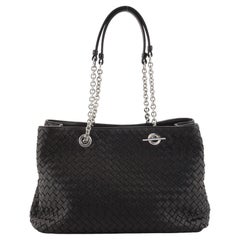 Tote Intrecciato Nappa mit doppelter Kette von Bottega Veneta Medium