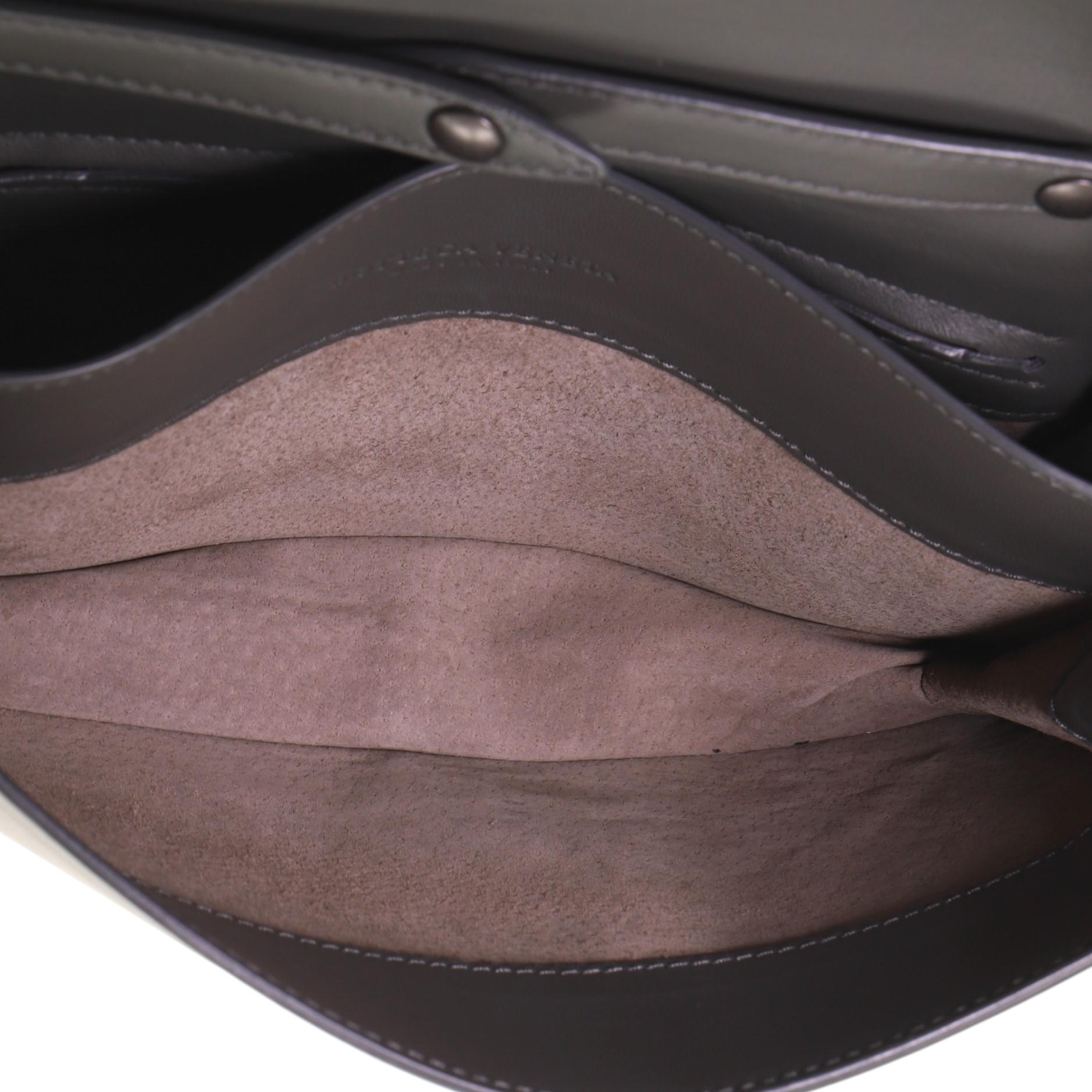 Bottega Veneta Double Compartment Flap Bag Intrecciato Nappa Medium 1